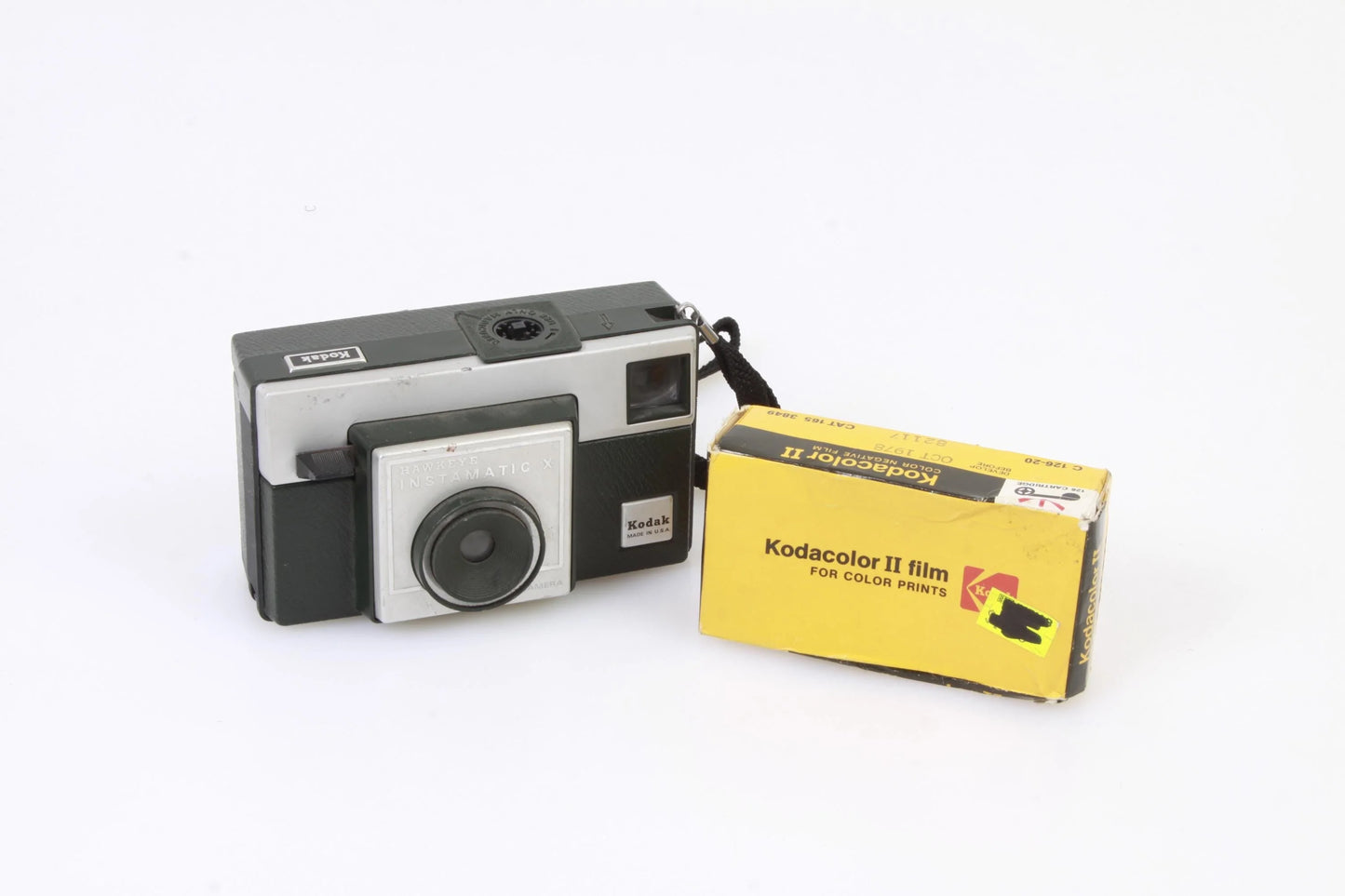 KODAK INSTAMATIC X126 film Camera-GREEN With Film roll