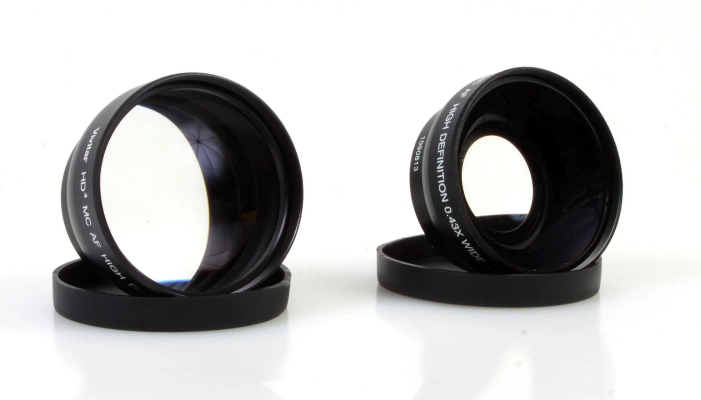 Vivitar 52mm Wide Angle and Telephoto Lens Package