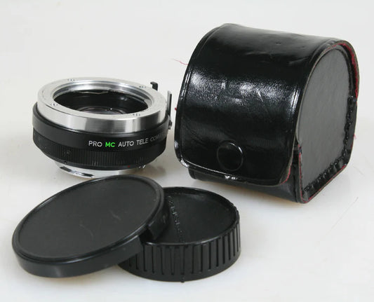 2X TELECONVERTER FOR MINOLTA MD W/ORIGINAL CASE
