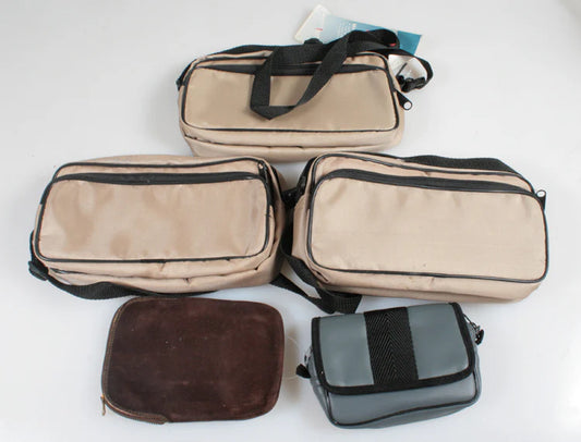 ACCESSORY CASES, SOFT, LOT OF 5
