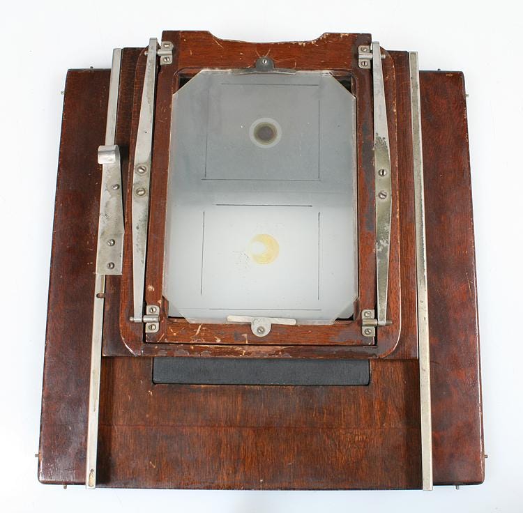 Dual Image 5 x 7 Back w/ Ground Glass