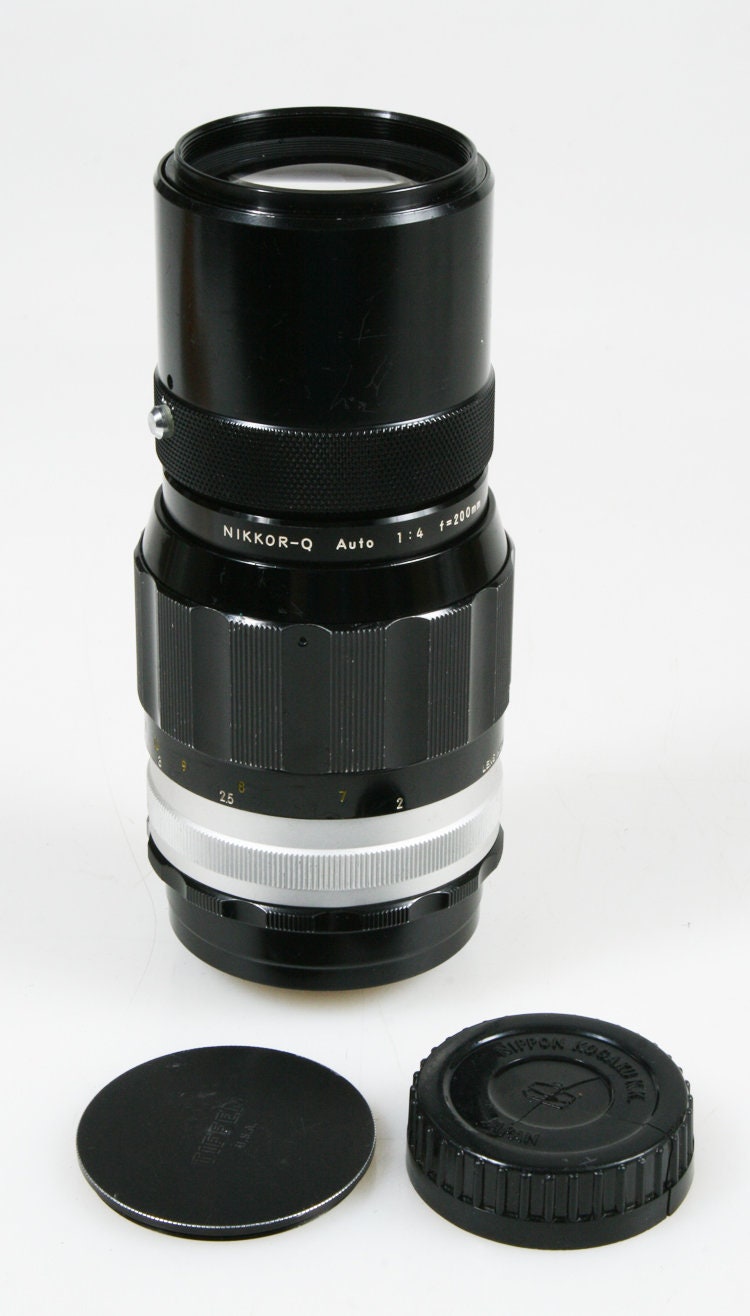 Nikon NIKKOR-Q 200mm F4 Telephoto Lens, Manual Focus (Non-AI)