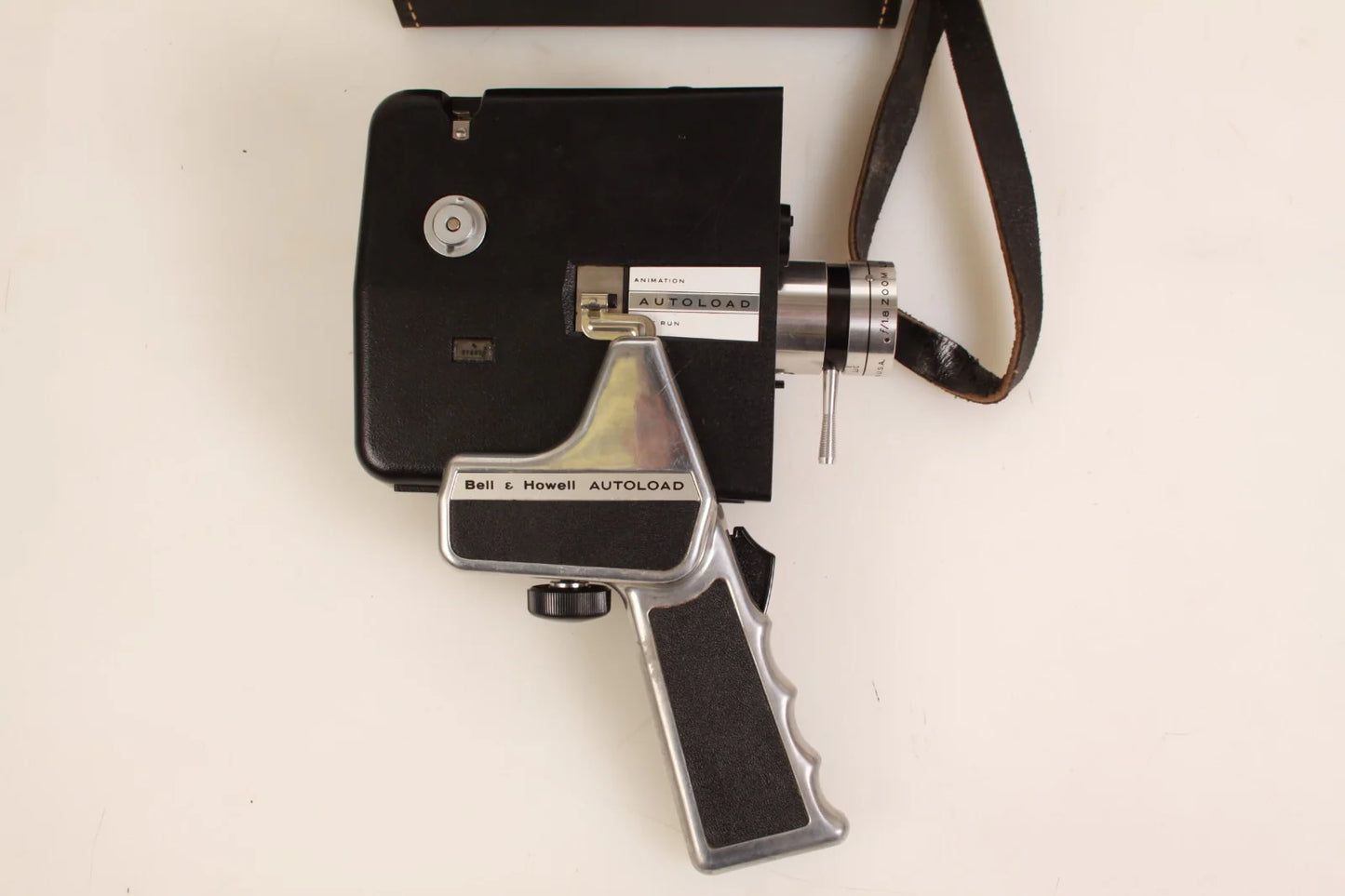 Bell & Howell Art Deco Movie Cine Camera w/ Grip and Case