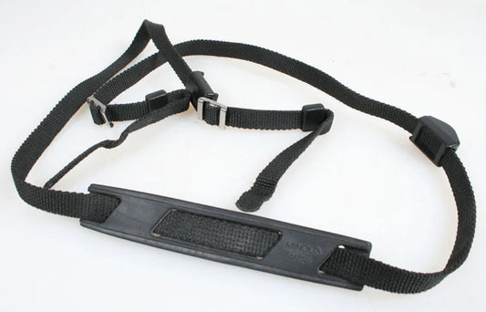 MINOLTA FACTORY THIN BLACK CAMERA STRAP