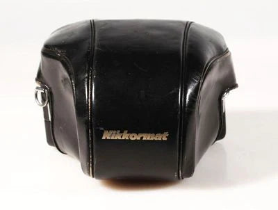 NIKON NIKKORMAT BLACK LEATHER FITTED CAMERA CASE