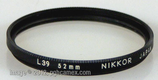 52mm L39 Filter By Nikon