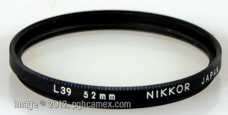 52mm L39 Filter By Nikon