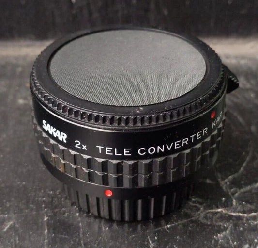 SAKAR 2X TELECONVERTER KAR, K-mount to K-mount