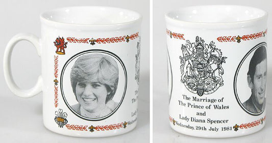 LADY DIANA AND PRINCE OF WALES, MARRIAGE MUG