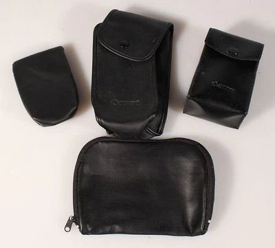 CANON FLASH AND ACCESSORY CASES AND OTHER, GROUP OF 4