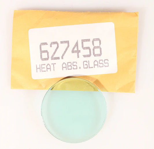 KODAK SLIDE PROJECTOR HEAT GLASS 627458 NIP 63mm diameter,5mm thick