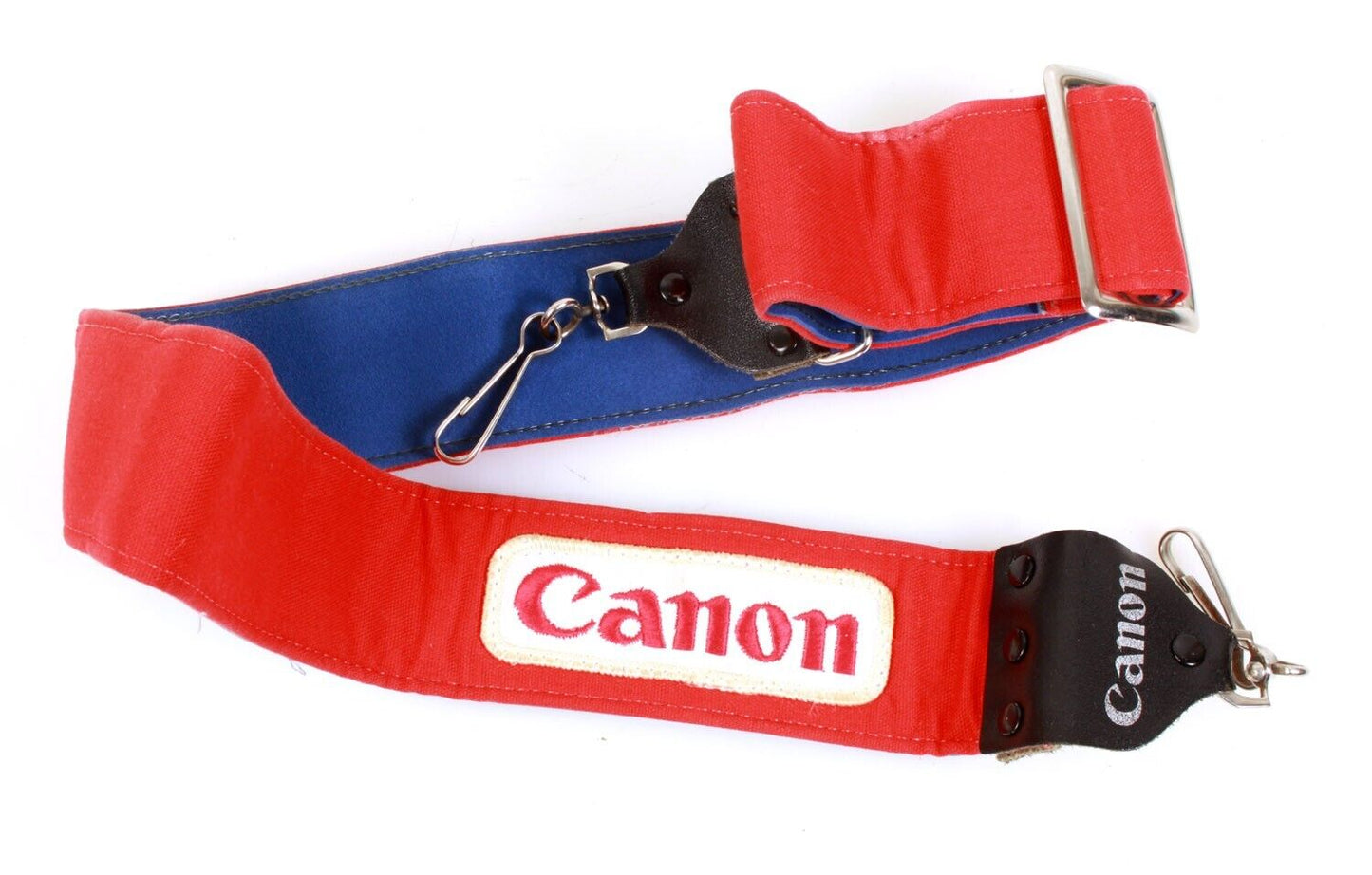 Canon Camera Strap (Red, White and Blue) Vintage