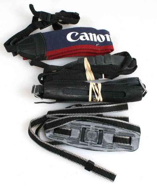 CANON CAMERA STRAPS, VINTAGE, SET OF 4