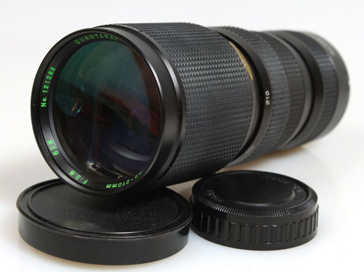 85-210MM F3.8 LENS FOR PENTAX W/ FRONT   REAR LENS CAPS